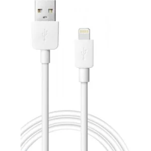 Дата кабель USB 2.0 AM to Lightning 1.0m white Defender (87496)