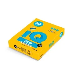 Бумага IQ Color A4 80 г/м2 500с, yellow sunny (SY40/A4/80/IQ)