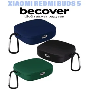 Чехол для наушников BeCover Silicon для Xiaomi Redmi Buds 5 Deep Blue (710957)