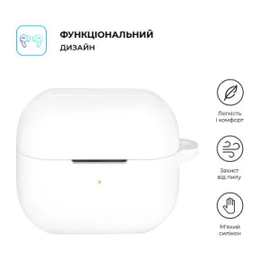Чехол для наушников Armorstandart Hang Case для Samsung Galaxy Buds 3/3 Pro White (ARM79983)