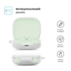 Чехол для наушников Armorstandart Hang Case для Xiaomi Redmi Buds 6 White (ARM83393)