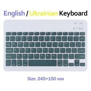 Клавіатура BeCover (245х150 мм) Bluetooth UA Dark Green (713406)