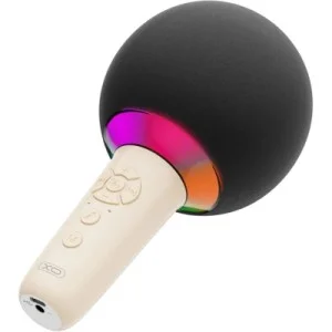 Мікрофон XO BE50 Bluetooth, AUX, LED Beige (BE50.beige)