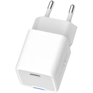 Зарядное устройство ColorWay C101C GaN Mini 20W PD PPS USB-C white (CW-CHS059PD-WT)