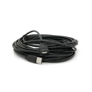 Дата кабель USB 2.0 AM/AF 10.0m ferrite black Voltronic (YT-AM/AF-10BL)