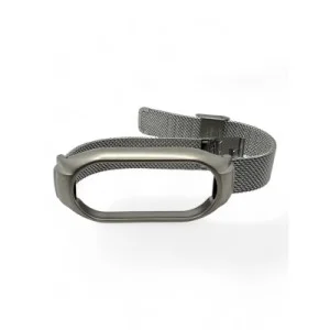 Ремешок для фитнес браслета BeCover Metal для Xiaomi Mi Smart Band 10 Silver (713624)