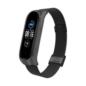 Ремешок для фитнес браслета BeCover Metal для Xiaomi Mi Smart Band 8 Black (709357)