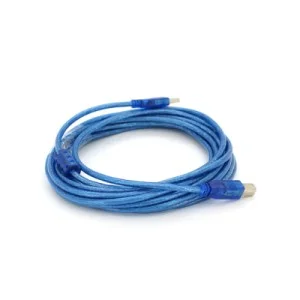 Кабель для принтера USB 2.0 AM/BM 5.0m ferrite blue Ritar (YT-AM/BM-5.0TBL)