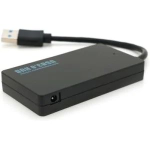 Концентратор Voltronic USB 3.0 to 4xUSB 0.14m flat black (YT-3HF4/2TB)