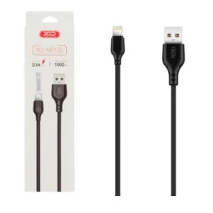 Дата кабель USB 2.0 AM to Lightning 1.0m 2.1A black XO (XO-NB-103-L-1-BK)