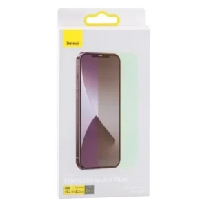 Скло захисне Baseus Eye Protection Full Coverage iPhone 12/12 Pro Green 2 pcs (BS-IP12PR-GRN)