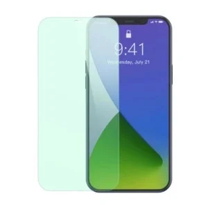 Скло захисне Baseus Eye Protection Full Coverage iPhone 12/12 Pro Green 2 pcs (BS-IP12PR-GRN)