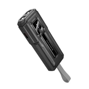 Батарея універсальна BOROFONE 10000mAh BJ54 Graceful 22.5W PD/20W flashlight Black (6941991111617)