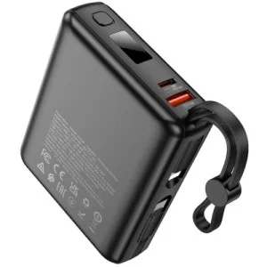 Батарея універсальна BOROFONE 15000mAh BJ70A Vigorous 22.5W PD/20W with cable Black (6941991116698)