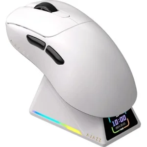 Мишка Ajazz AJ179 APEX Wireless/Bluetooth/USB Charging Dock White (AJM179-A-W)