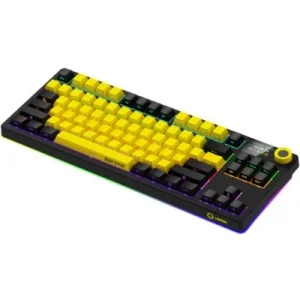 Клавіатура Lorgar KBP70TKLW Wireless TKL Mechanical Pro UA Black/Yellow (LRG-KBP70TKLW-YL-US)
