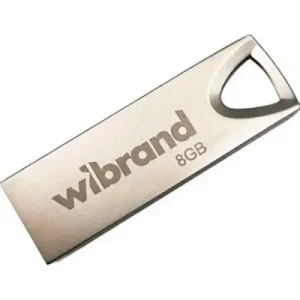 USB флеш накопичувач Wibrand 8GB Taipan Silver USB 2.0 (WI2.0/TA8U2S)
