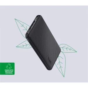 Батарея универсальная Trust 10000mAh Primo ECO, 2хUSB-A/USB-C, 15W, black (24678_TRUST)
