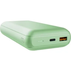 Батарея универсальная Trust 20000mAh Redoh, USB-A/2хUSB-C, 18W, QC 3.0, PD, green (25035_TRUST)