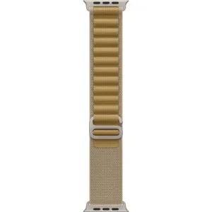 Ремешок для смарт-часов Apple 49mm Tan Alpine Loop - Medium - Natural Titanium Finish (MXN23ZM/A)