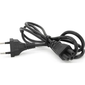 Кабель живлення C5 1.2m 0.5mm black Voltronic (PC-184/2 CEE7/16-C5-1.2M/42609)