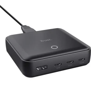 Зарядное устройство Trust 3xUSB-C + USB-A 100W PD black (25242_TRUST)