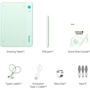 Графический планшет Parblo Ninos NEO Green (NINOSNEO)