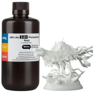 Фотополимерная смола ELEGOO Resin, ABS-like 3.0 plus 1кг, white (50.103.0242)