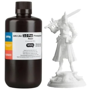 Фотополимерная смола ELEGOO Resin, ABS-like 3.0 pro 1кг, white (50.103.0245)