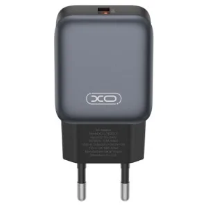 Зарядное устройство XO USB QC3.0 18W black (L152_Black)