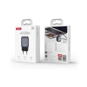 Зарядное устройство XO USB-C PD20W black (L153_Black)