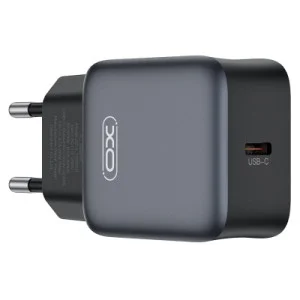 Зарядное устройство XO USB-C PD30W black (L155_Black)