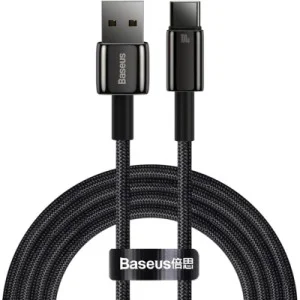 Дата кабель USB 2.0 AM to USB-C 2.0m 100W black Baseus (CAWJ000101)