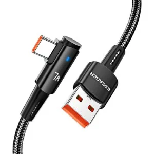 Дата кабель USB 2.0 AM to USB-C 2.0m 100W black Essager (EXCWT7A-CGA01-P)