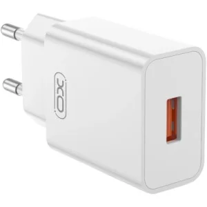 Зарядное устройство XO USB-A QC18W White (L127.white)