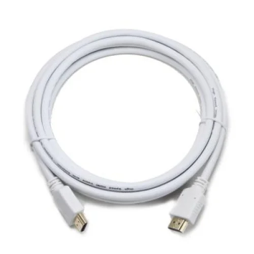 Кабель мультимедійний HDMI M to HDMI M 1.0m white Cablexpert (CC-HDMI4-W-1M)