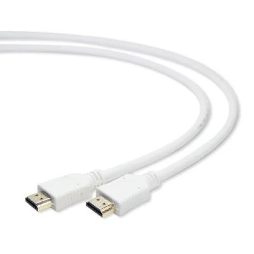 Кабель мультимедійний HDMI M to HDMI M 1.0m white Cablexpert (CC-HDMI4-W-1M)