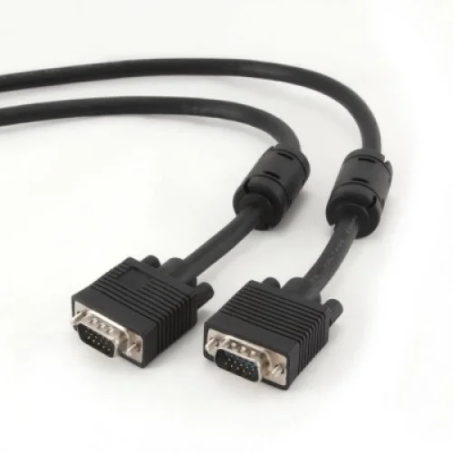 Кабель мультимедійний VGA M to VGA M 5.0m Cablexpert (CC-PPVGA-5M-B)