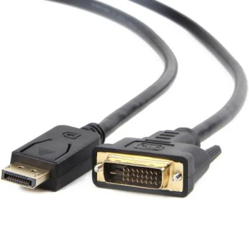 Кабель мультимедийный DisplayPort M to DVI M 1.0m 24+1pin Cablexpert (CC-DPM-DVIM-1M)