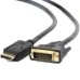 Кабель мультимедийный DisplayPort M to DVI M 1.0m 24+1pin Cablexpert (CC-DPM-DVIM-1M)