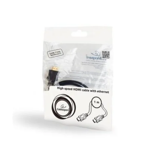 Кабель мультимедійний HDMI M to HDMI M 1.0m Cablexpert (CC-HDMI4L-1M)