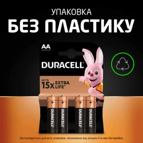 Батарейка Duracell AA лужні 12 шт. в упаковці (5000394006546 / 81551275)