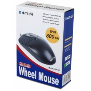 Мишка A4Tech OP-720 Black-USB (4711421699495)