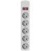 Мережевий фільтр живлення Maxxter SPM5-G-15G grey, 4.5 м кабель, 5 розеток (SPM5-G-15G)