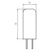 Лампочка Eurolamp G4 (LED-G4-0227(12))