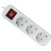 Мережевий подовжувач Defender S350 5.0 m 3 роз switch white (99235)