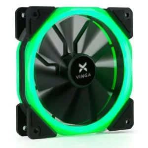 Кулер для корпуса Vinga LED fan-02 green