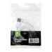 Дата кабель USB 2.0 AM to Lightning PVC 1m white Vinga (VCPDCL1W)