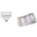 Конектор Cablexpert RJ45 cat.5e UTP 8P8C (сквозное отв., позолоч. конт.) 50 шт (LC-PTU-01/50)