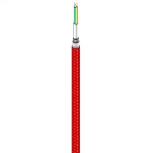 Дата кабель USB 2.0 AM to USB-C 1.0m Braide red Xiaomi (435419)
